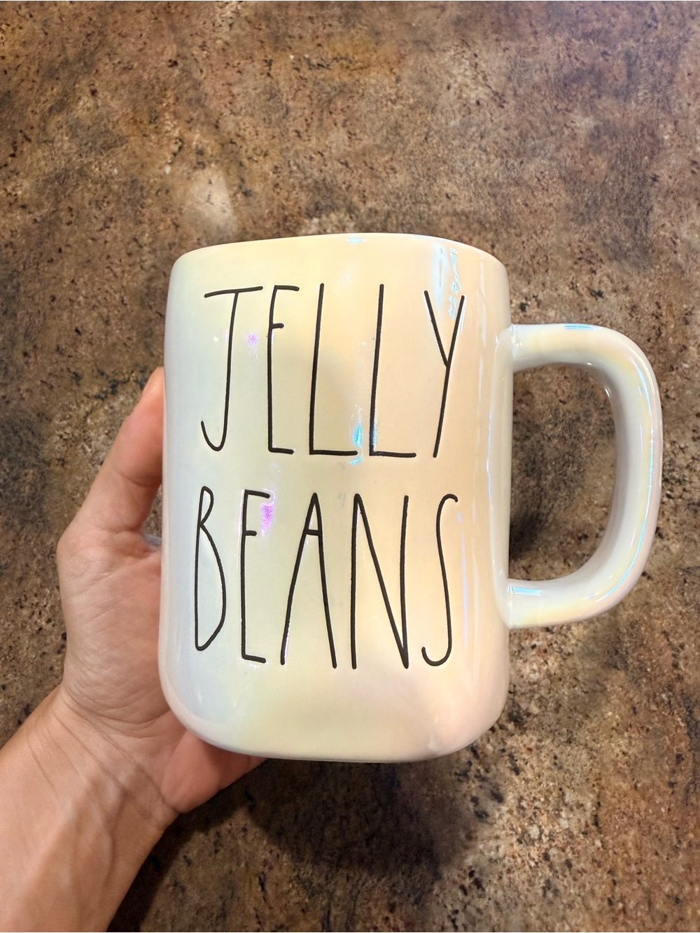 RAE DUNN “Jelly Beans” Iridescent Mug